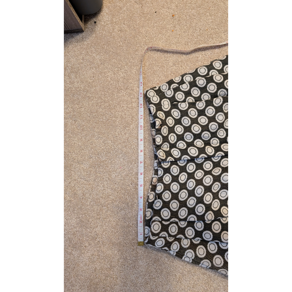 Women's Custom-Made Green and White Mod Print Pants - Picture 9 of 13